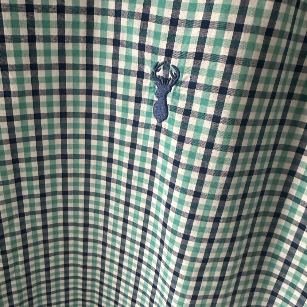 Green, White & Blue XXL Check Next Shirt  100% Cotton - Picture 9 of 10